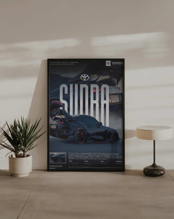 Toyota Supra Poster - Image 2